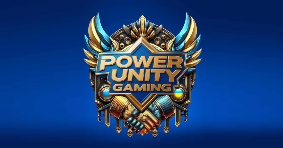 Main banner of PowerUnityGaming showing the platform as a GCash entertainment hub in the Philippines